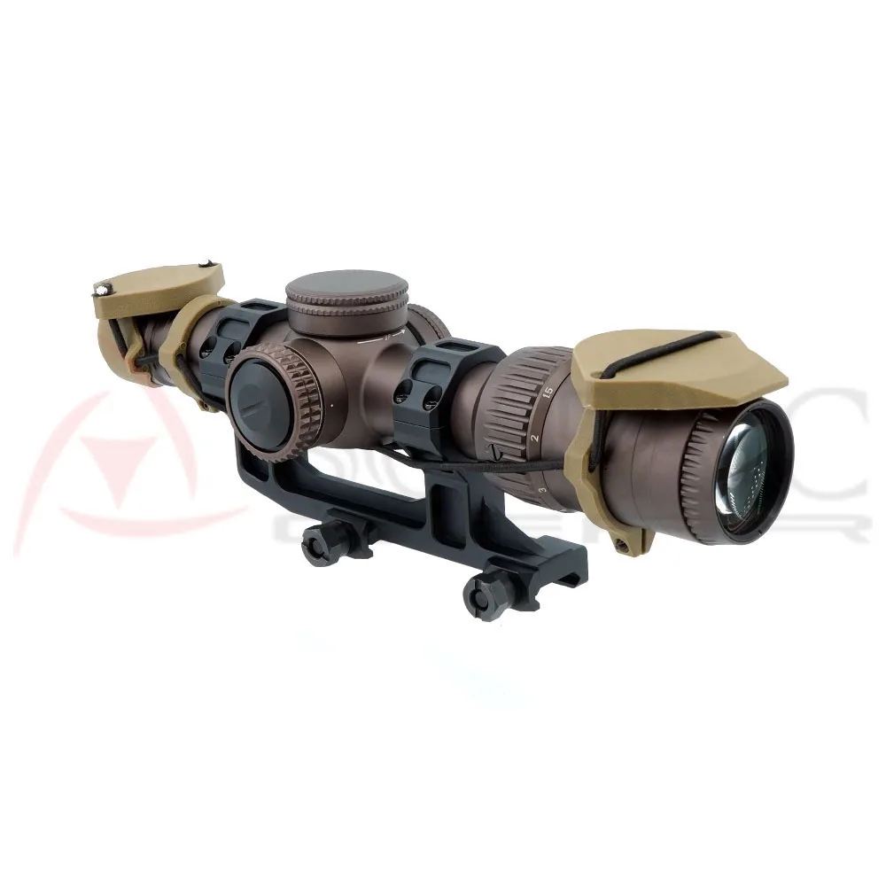 SOTAC SCOPECAP PRO RifleScope Lens Cover with REAR CAP Combo By Nylon Polyme 3D Print Only Fit RZ 1-6X24 Scope Airsoft Tactiacl