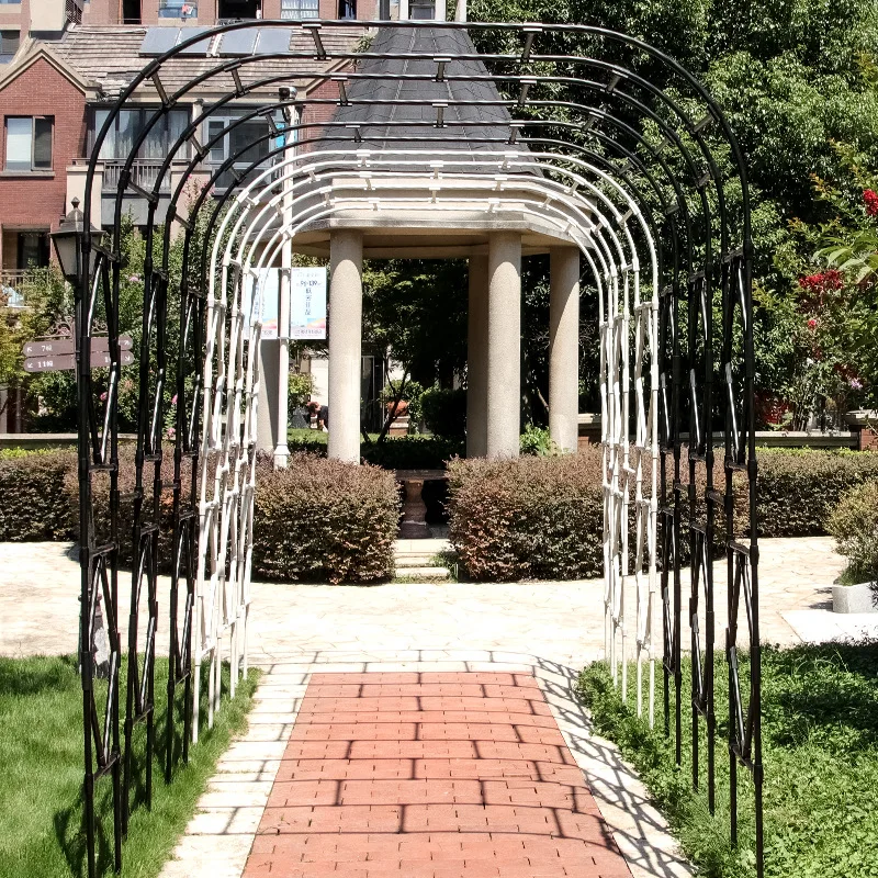 Treliça exterior do metal do casamento, arco do jardim, treliça da árvore para escalar plantas