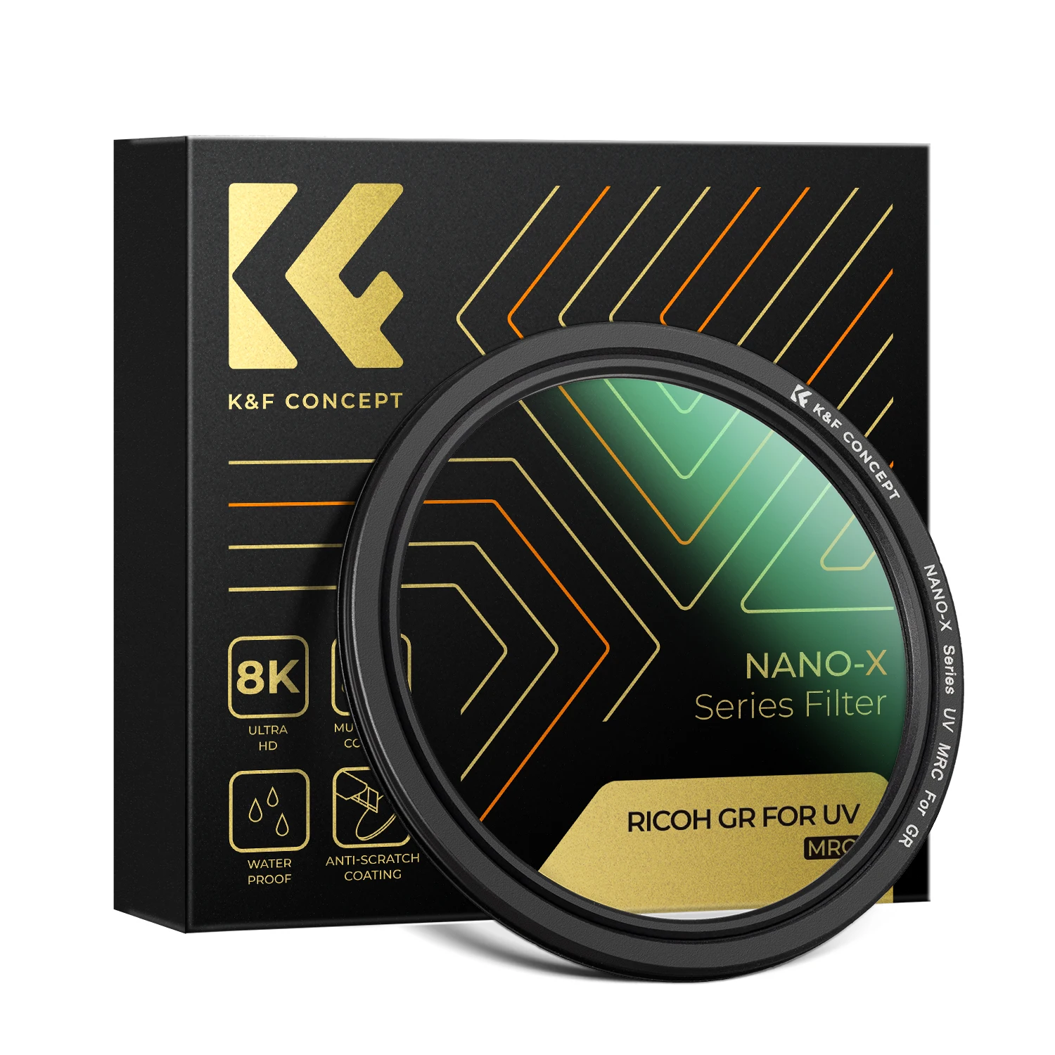 K & F Concept Juego de filtros Ricoh Mcuv para lentes Ricoh GRII GRIII GRIIIX GRIV modelos de cámaras Ricoh GR4 GR3 GR3X Nano-X Series