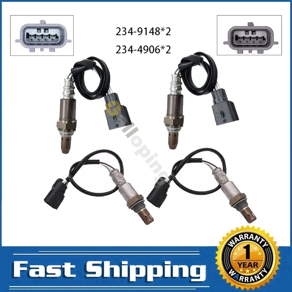 

4X Датчик кислорода O2 1 2 Банка 1 2 для Nissan Frontier 2015-2019 Nissan Xterra 4.0L V6 Соотношение воздуха и топлива вверх и вниз по течению