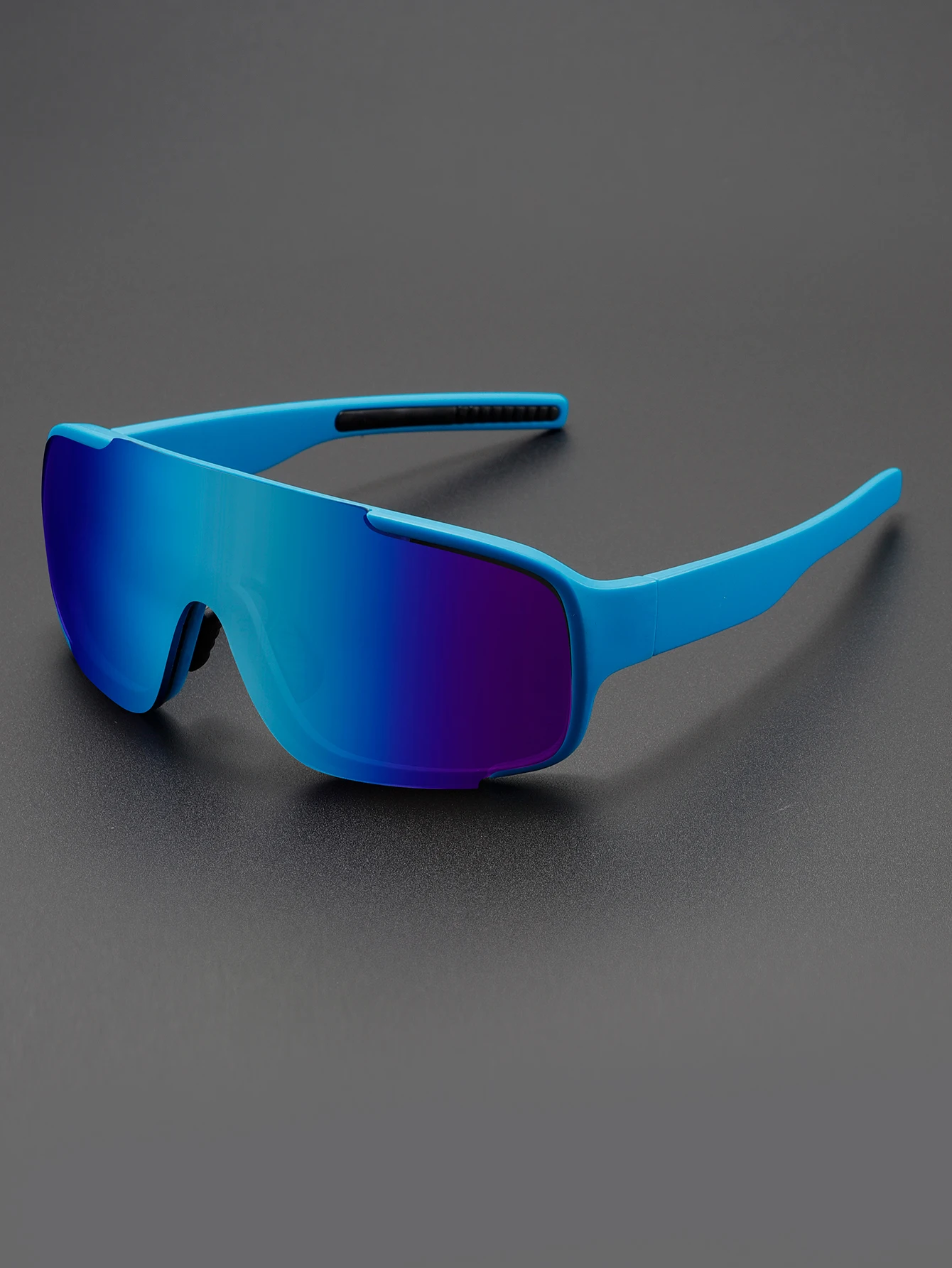 1 Pair of Men's One-Piece Casual and Fashionable Sports Glasses, Simple and Versatile Outdoor Cycling Glasses for Men and Women,