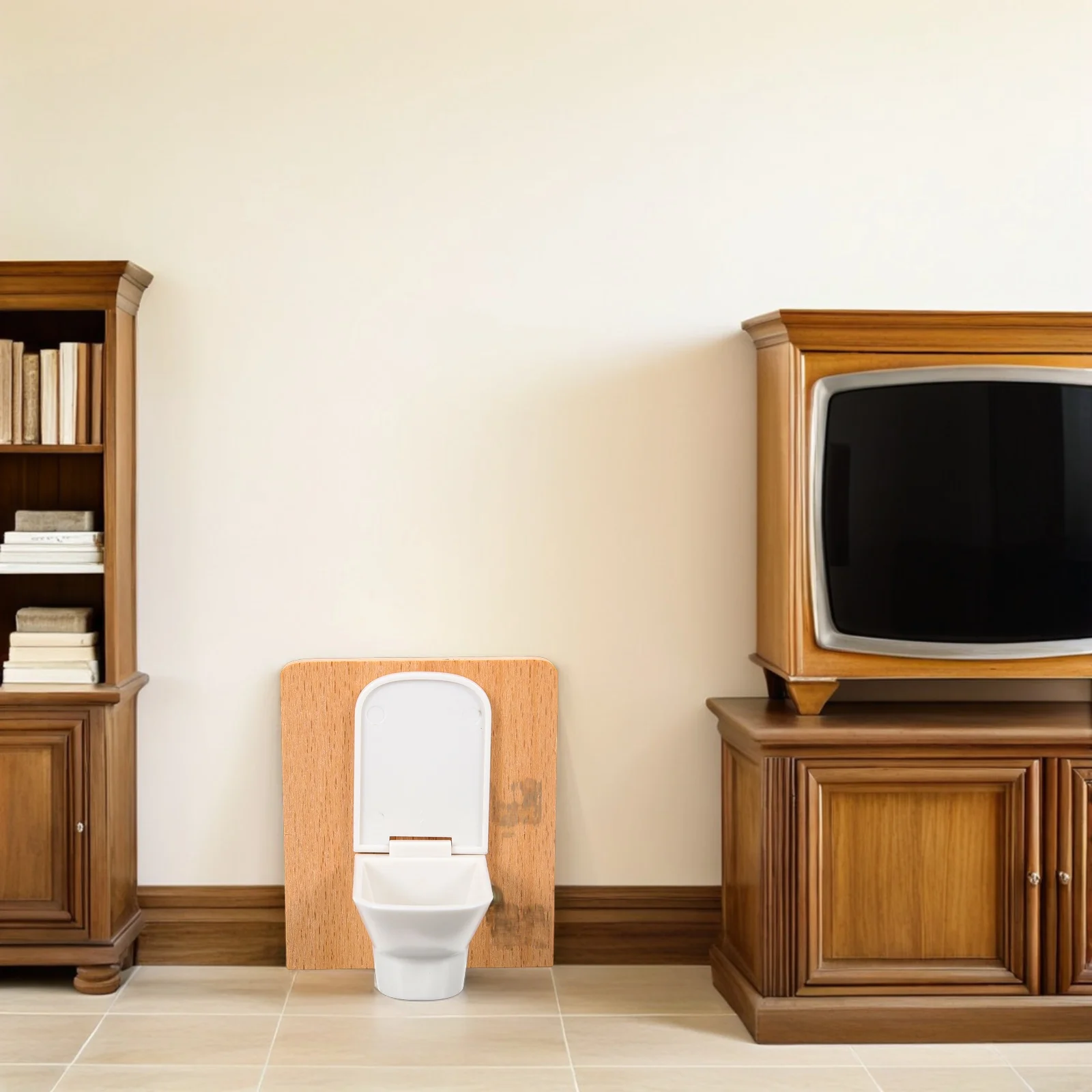 1 set di mobili da bagno per casa delle bambole in miniatura realistico set di vasca da bagno per doccia in scala 1:12 per mini accessori da bagno