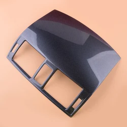 beler Black Carbon Fiber Texture Central Console Air Outlet Vent Cover Trim Fit For Toyota Corolla 2007-2009 2010 2011 2012 2013