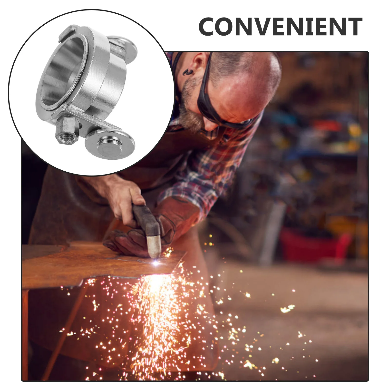 Precision Cutting Roller Guide Wheel Compatible For S45 Torch Non-Contact Design Enhance Accuracy Easy Installation Metal Cutter