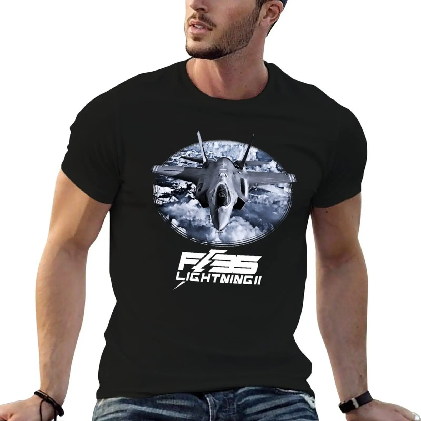 

F-35 Lightning II T-Shirt man t shirt summer man t shirt luxury man t shirts for men T-shirt