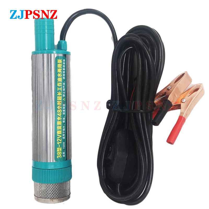 Elektrische Auto Pumpe 38mm Tragbare Mini Für Pumpen Diesel Öl Wasser Transfer Pumpe Camping Angeln Tauch Pumpe 30L/min 12V 24V – Detail 13