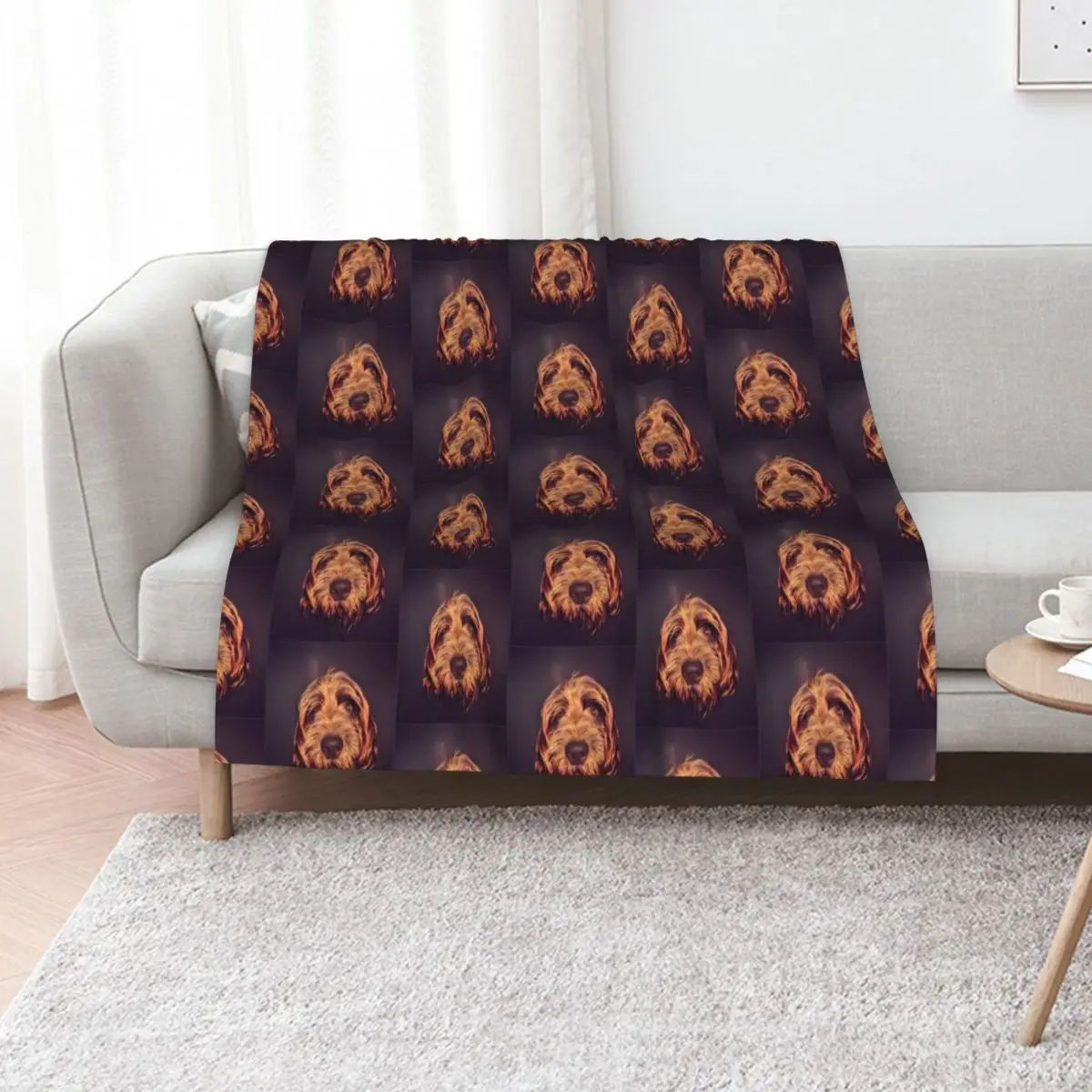 Somethings on your mind Spinone by heidiannemorris Throw Blanket Foldable Soft Warm Blanket for Outdoor Use