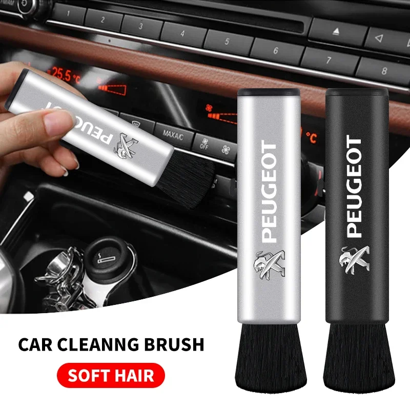 Fashion Car Interior Cleaning Soft Brush Tool Brush Dust Removal Artifact For Peugeot 206 208 306 307 308 407 408 508 2008 3008