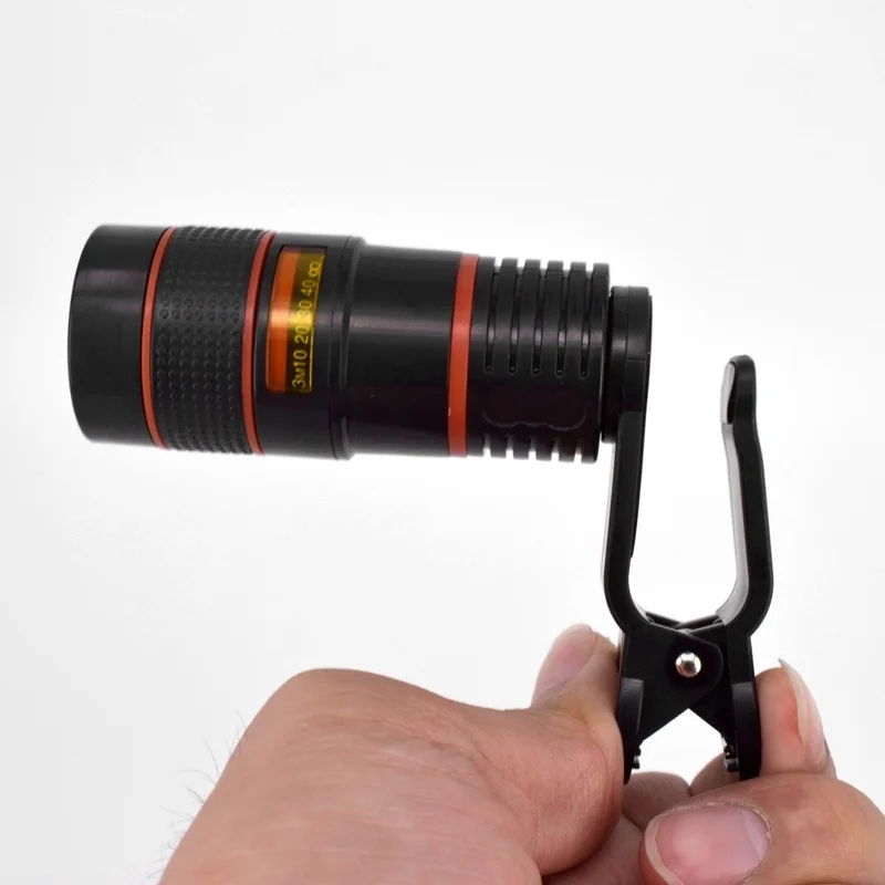 Monocular Binoculars Mini Portable Mobile Phone Telescope with Holder Outdoor Camping Hunting Birdwatching Telescopes
