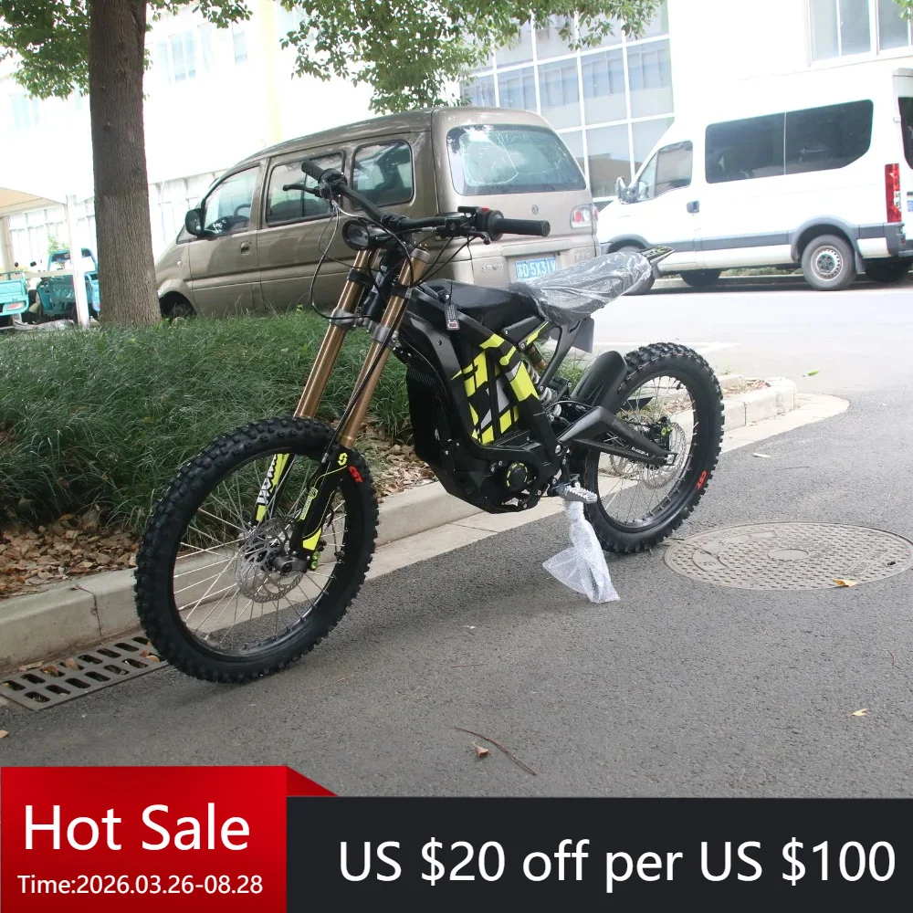 

TcOriginal Electric SUV 72v 35ah Sur Ron Lbx X Light Bee X 10KW Battery Pack with Brake Pads Ebike
