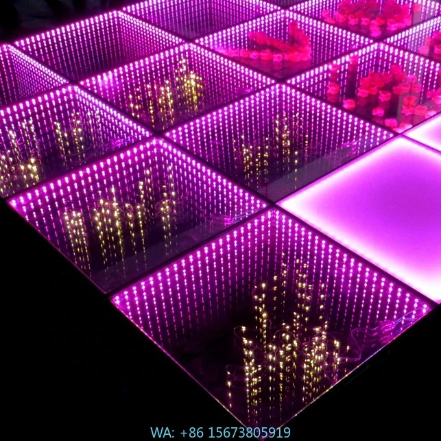 

Беспроводной светодиодный танцпол 3D Infinite для свадеб и мероприятий