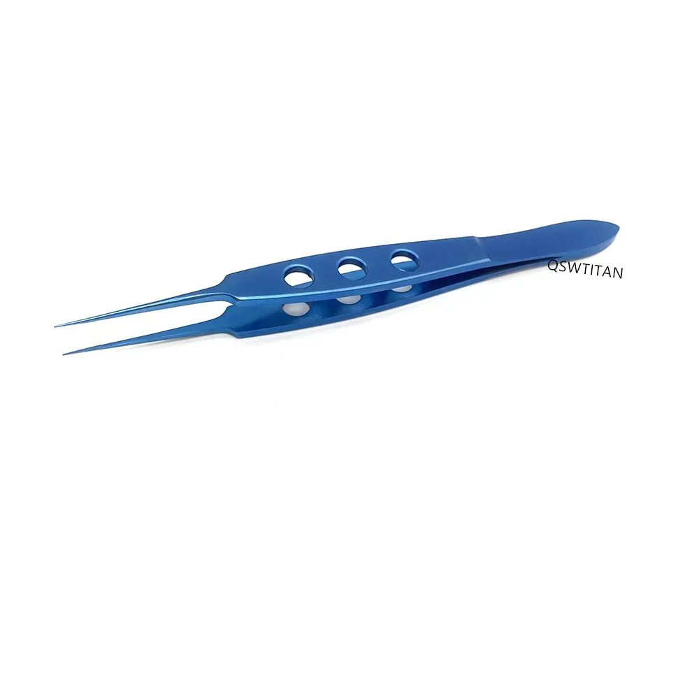 ODancing-Pince Micro Dentée Sans Dents, Micro Pincettes Droites, Instruments Chirurgicaux Microtee, 108mm