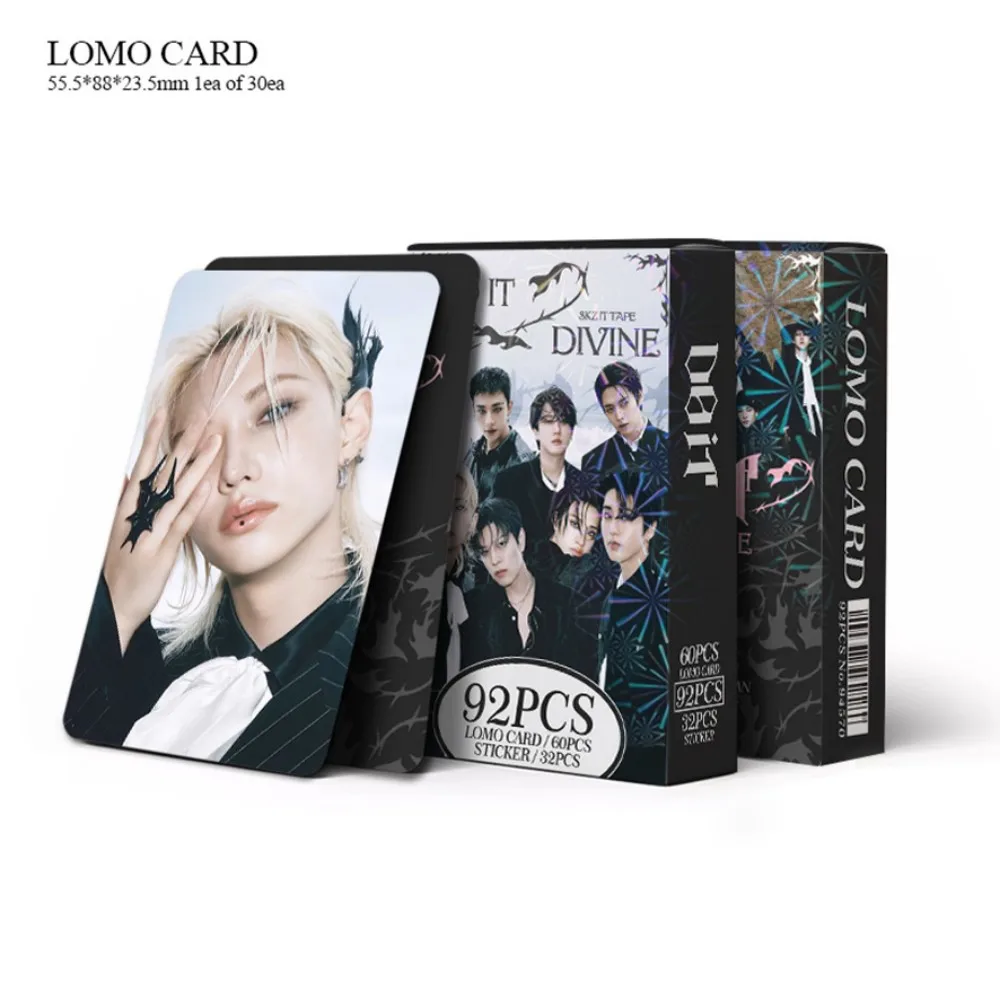 New STRAYKIDS DO IT KPOP Gift Box Stationery Set Album Accessories Card Set Necklace Pendant Small Card Fan Essential Gift Gift