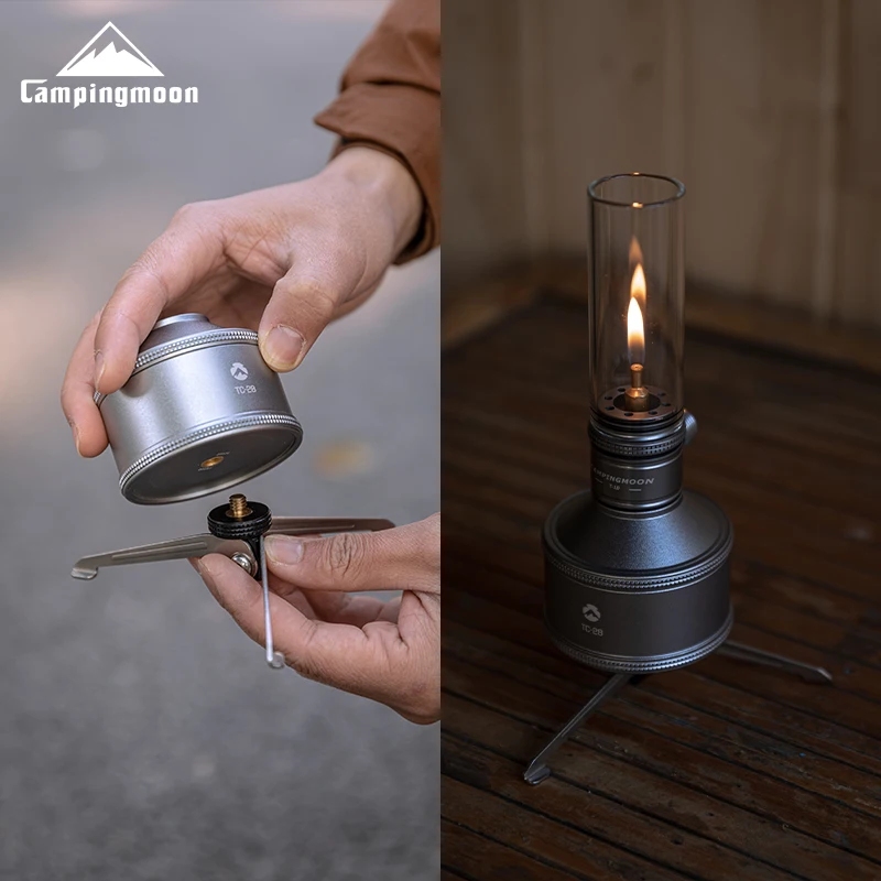 La bombola di gas CAMPINGMOON TC-28 può essere ricaricata ripetutamente, bombola di gas da campeggio esterna bombola di gas piatta aggiornata