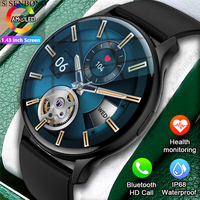 SENBONO Men's Smart Watch 1.43'' AMOLED Screen Always On Display IP68 Waterproof Sport Answer/Make Call Smartwatch for Women Men