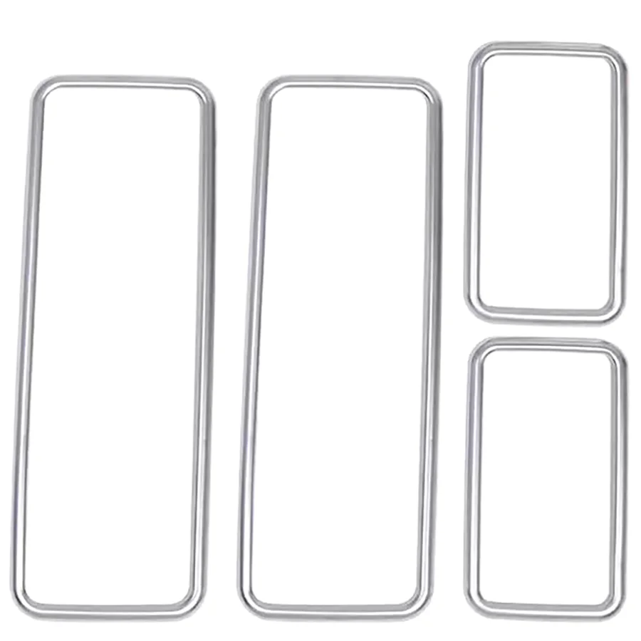 4Pcs Window Lift Control Panel Cover Car Interior Frame Trim For Land Rover Discovery Sport 2015 2016 2017 2018 2019