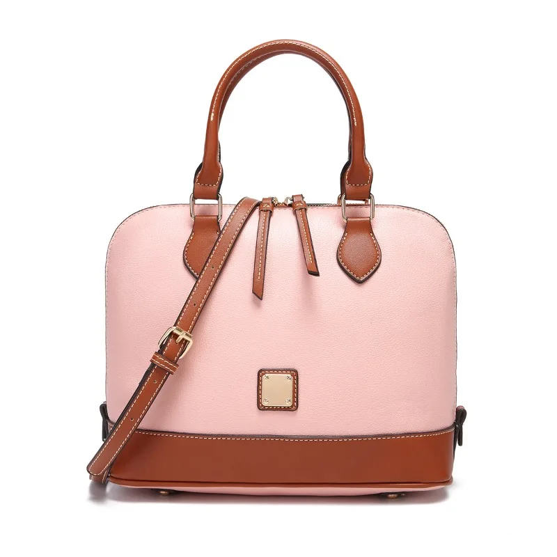 

Europe and the United States retro litchi grain handheld crossbody shell bag senior sense of large-capacity crossbody bags