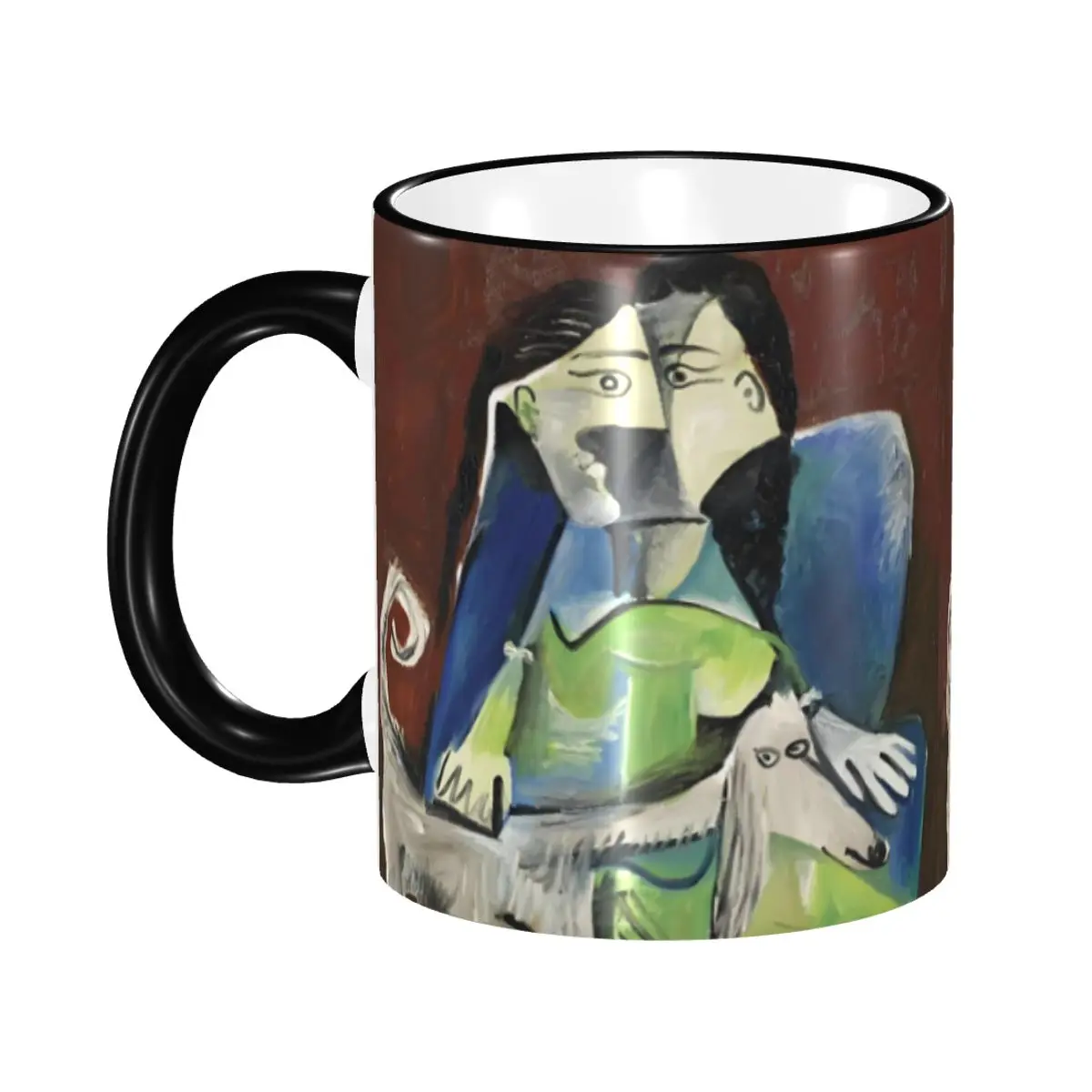

Custom Pablo Picasso Art Coffee Mugs DIY Cubisme Painting Ceramic Mug Creative Gift