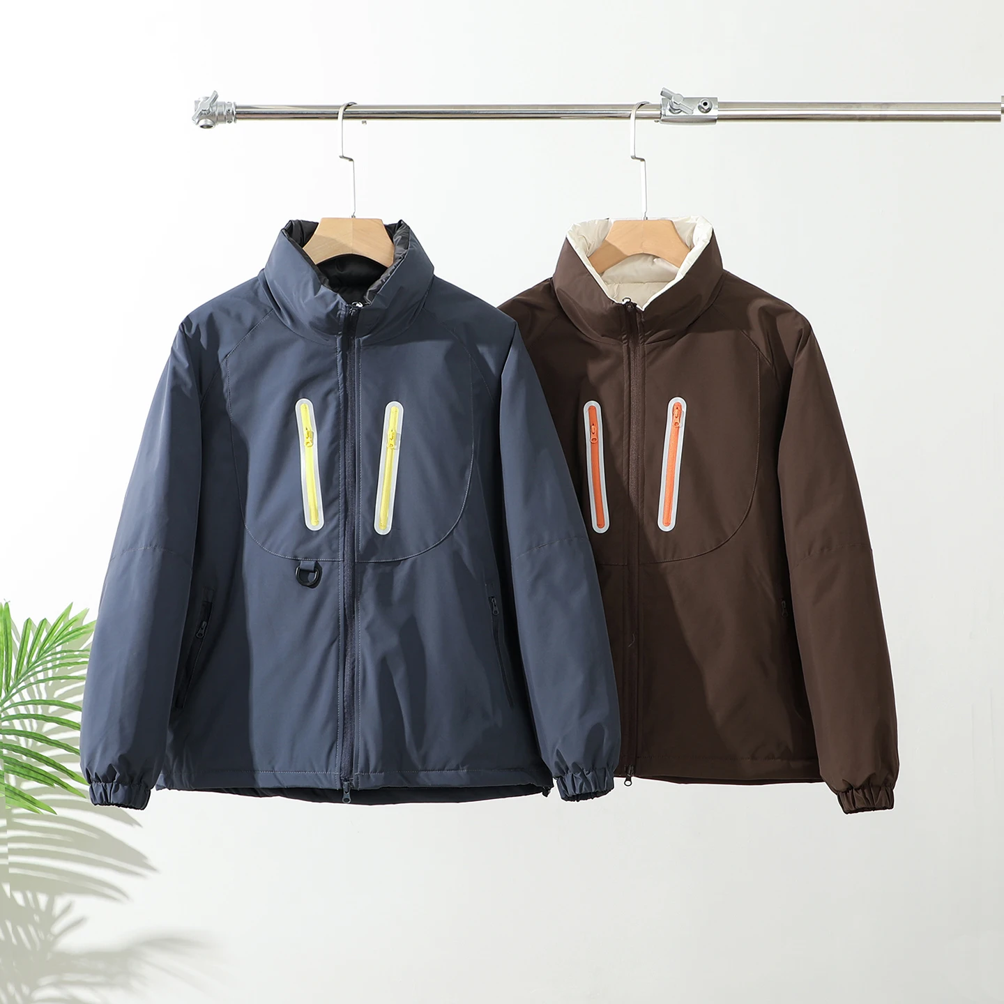 

Мужская утепленная куртка Trade King High-End с воротником-стойкой, водонепроницаемая, на пуху, теплая, повседневная, стандартный крой