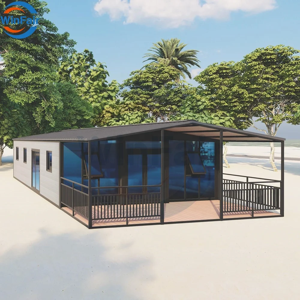 WinFair Chinese Prefabricated Prefab Collapsible Expendable Container 40 Feet 3 Rooms Price Expandable Houses