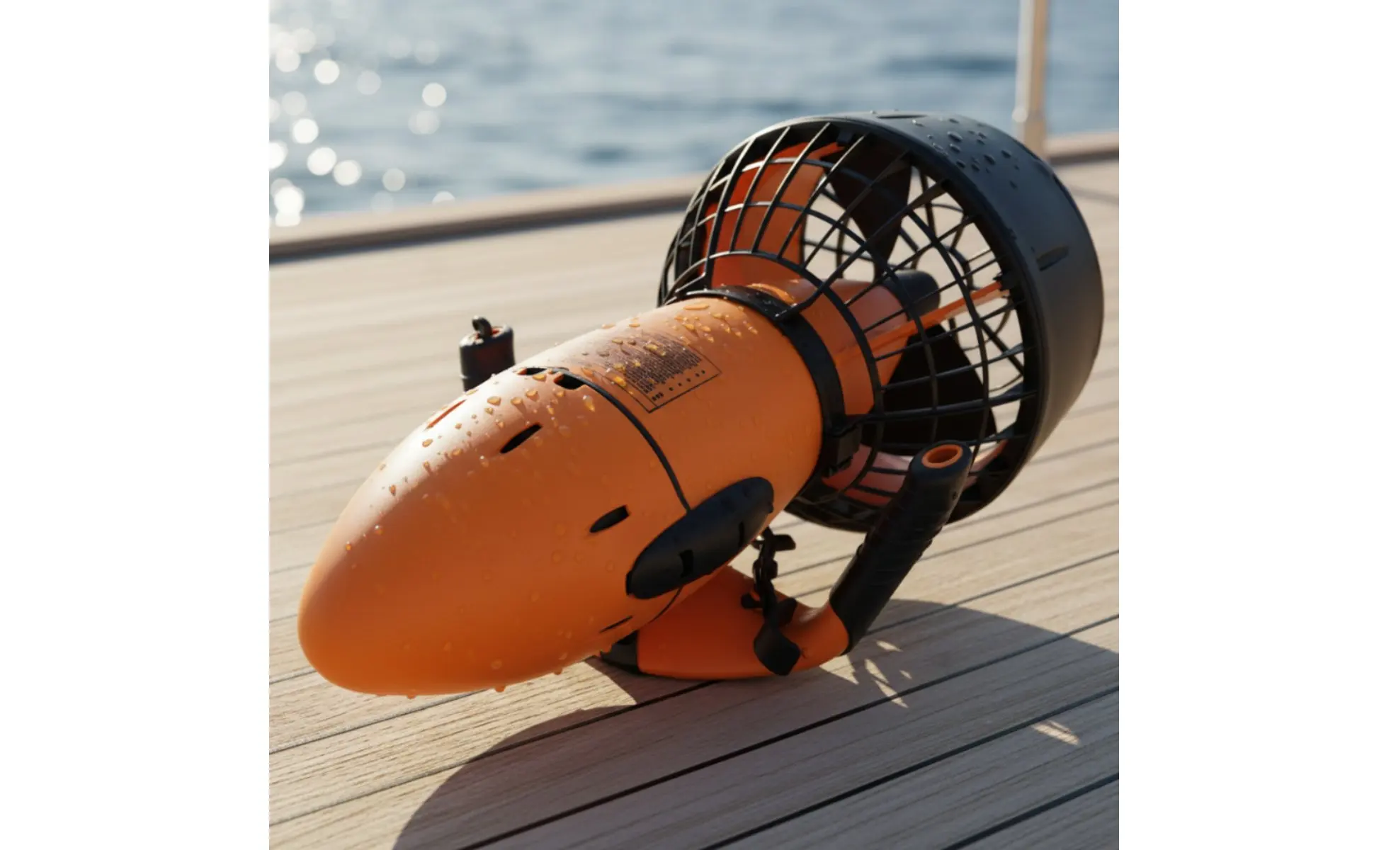 Electric Underwater Scooter 450W Engine Diving Scooter Underwater Propulsion Device Rechargeable Battery Aquatic Gear for Divers