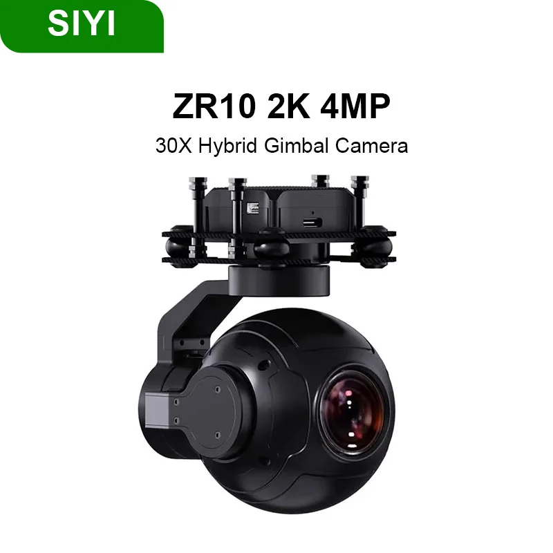 

SIYI ZR10 2K 4MP QHD 30X Hybrid 10X Optical Zoom Gimbal Camera 1/2.7" CMOS HDR
