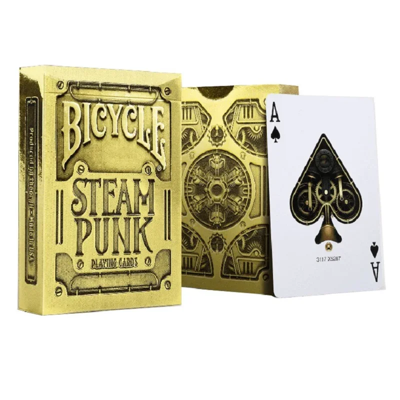 Bicycle Gold Steampunk Playing Cards Deck USPCC Collectible Poker Entertainment