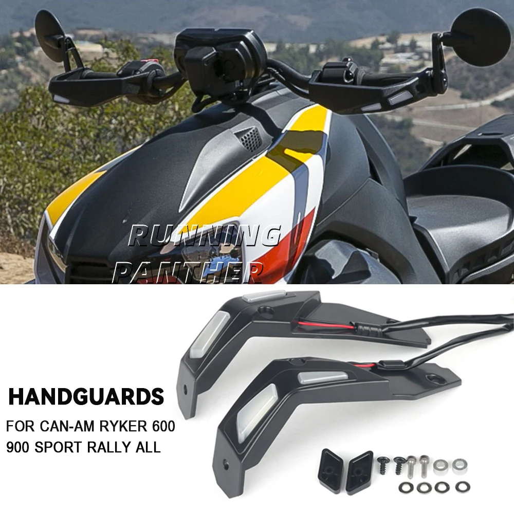 Hand Guards LED Lights Lamps Lighting Kit For Can-Am Ryker 600 900 Sport Rally All Models Accessories