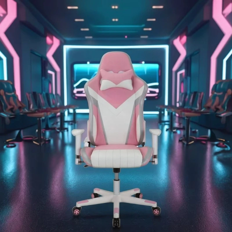 

Компьютерное игровое кресло RGB для гонок, прямые продажи от производителя, из синтетической кожи, алюминиевого сплава, с эргономичным механизмом вращения, коммерческое использование.