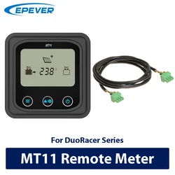 EPever MT11 Remote meter LCD Display for Monitoring DuoRacer Series MPPT Solar Controller Charge Dual Batteries With RS485