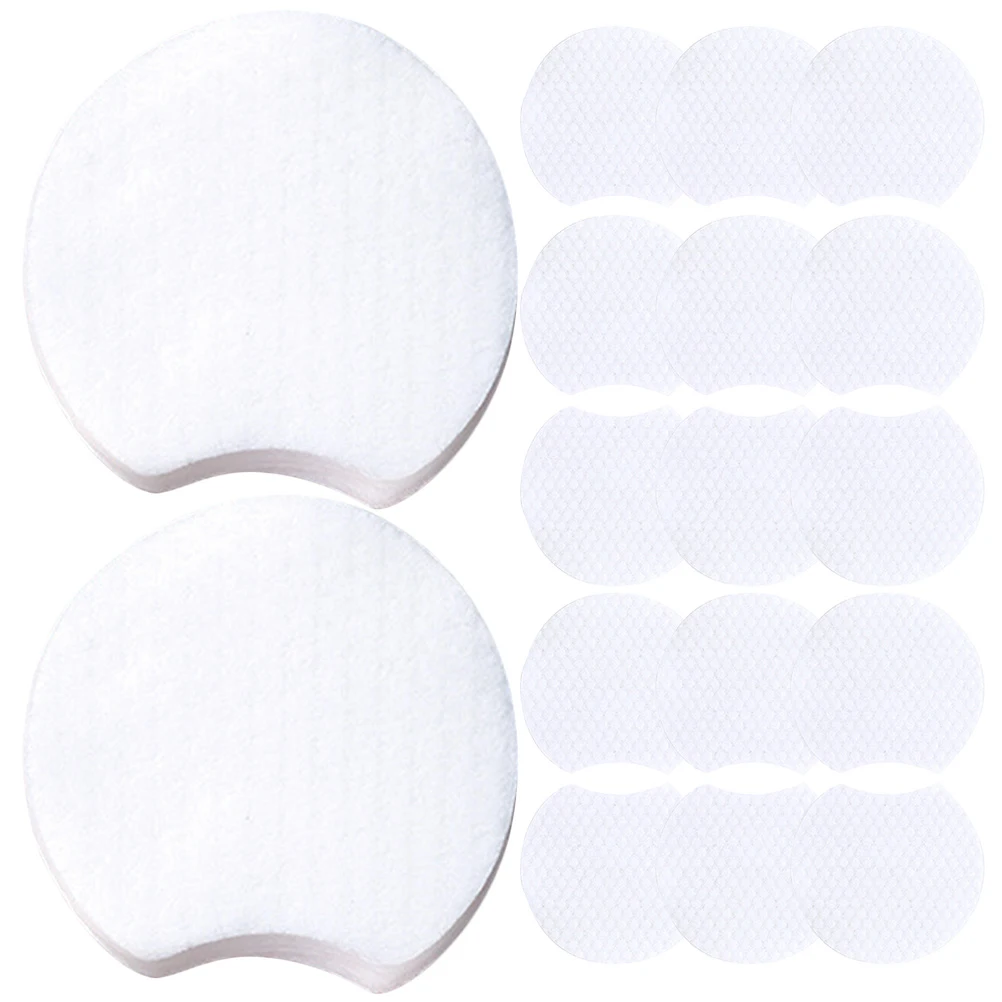 

1200pcs Semi Circular Cotton Pads Thick Face Rounds Daily Cleansing Exfoliating Toner Non Woven Makeup Remover Suitable Size