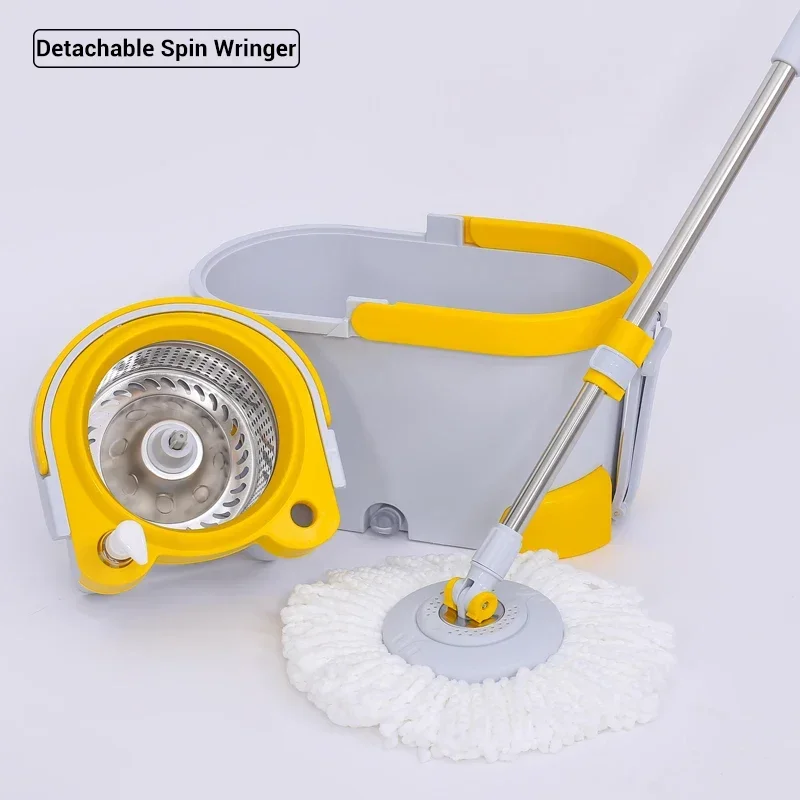 

Household cleaning supplies spin mop bucket magic 360 cleaning floor bucket with wheels