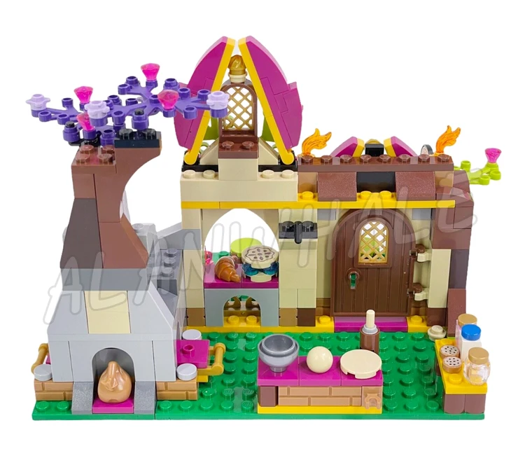 Fairy Emily Jones Building Blocks, Elfos Azari e A Padaria Mágica, Queda de Fogo 10412, Compatível com o Modelo, 323 Unidades