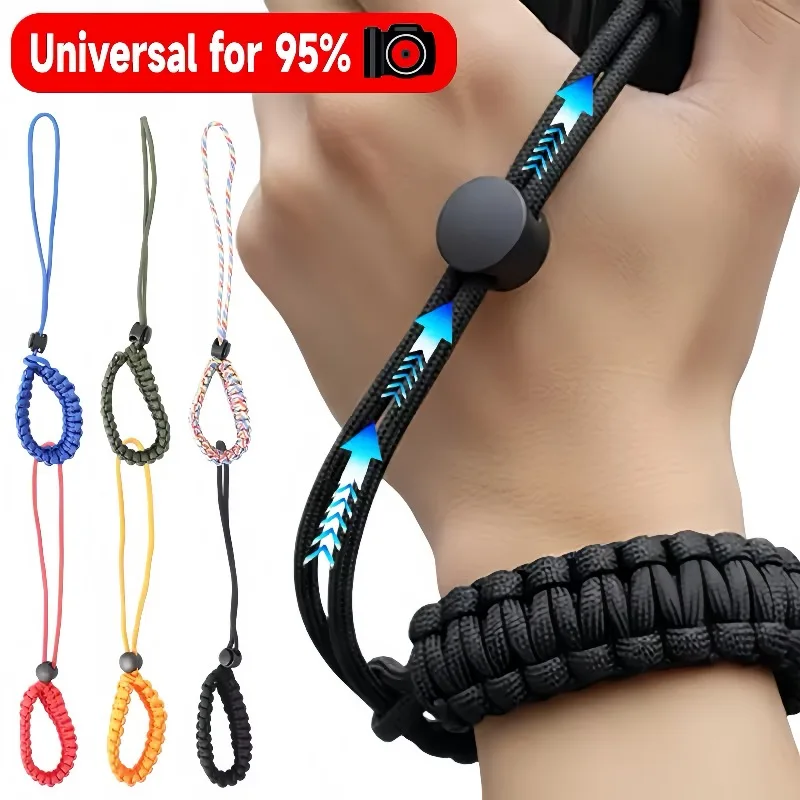 

Ремешок на запястье для беззеркальной камеры DSLR, быстросъемный ремешок на руку, анти-потерянная веревка для спортивных камер, ремешки для мобильных телефонов