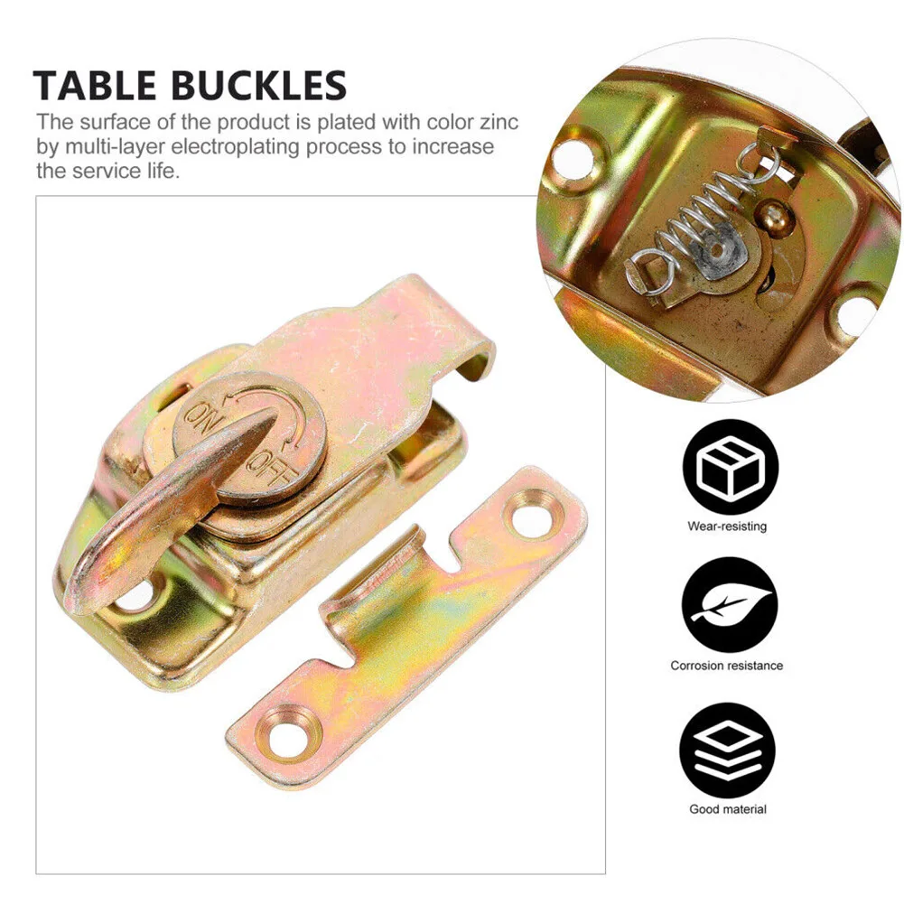 Outils de connecteurs antirouille robustes de haute qualité, moraillons de porte de 5 mm de diamètre, attaches de serrure de porte, loquet de porte résistant à 180