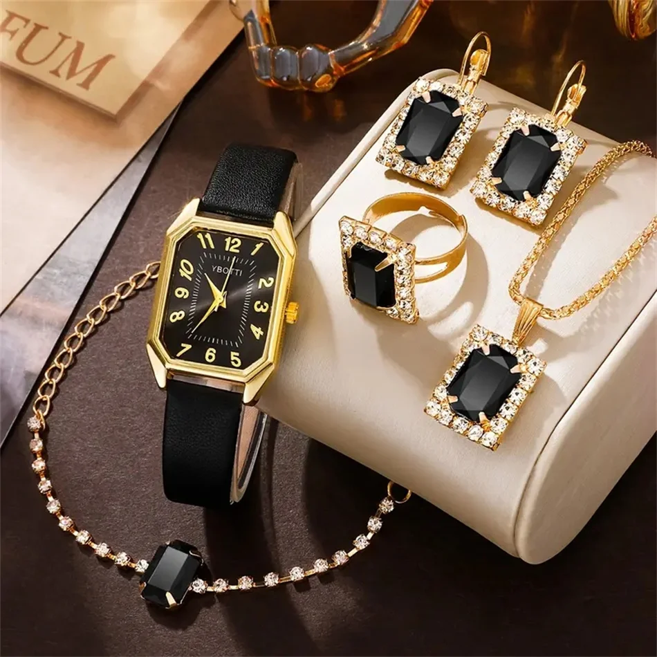 Mode de luxe Carré Femmes Montres Marque Dames Quartz Montre-Bracelet Classique Simple Femme Bleu En Cuir Bande Relogio Feminino