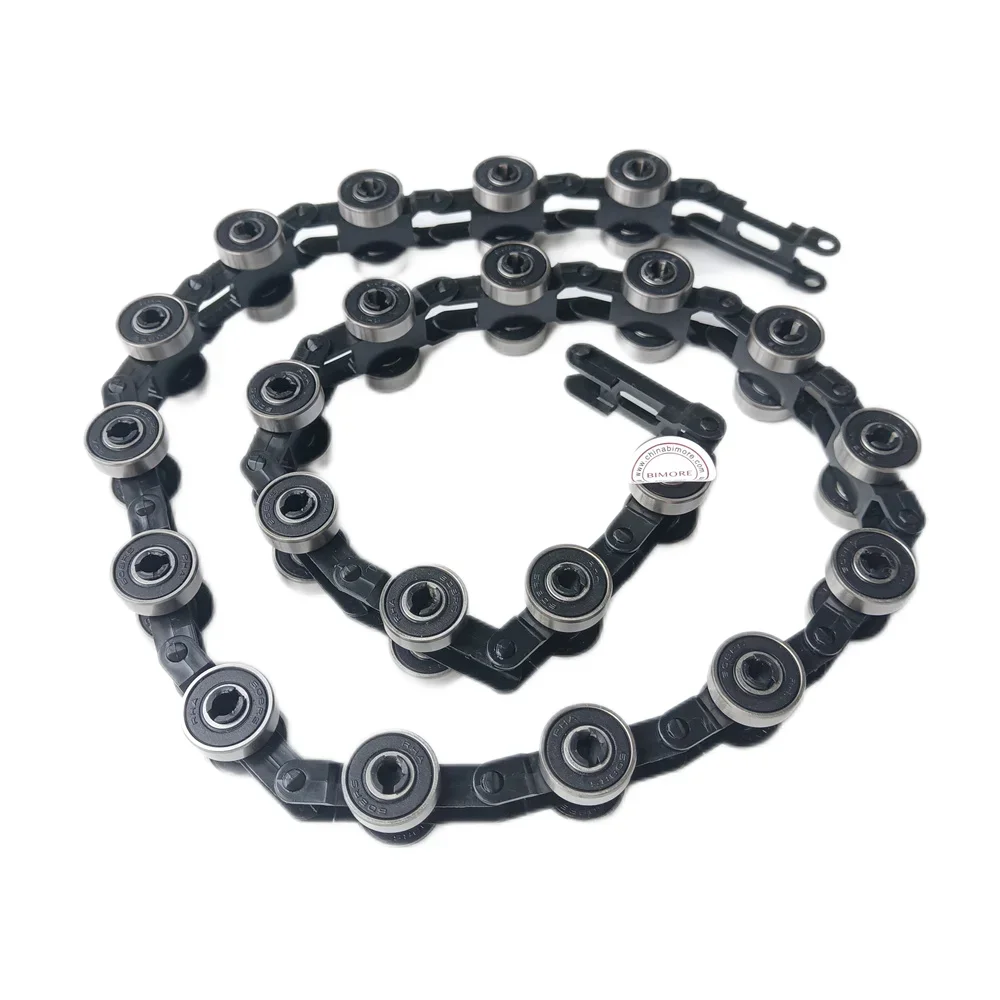 

Escalator Handrail Newel Chain Use for Kone 22 Pairs Bearing 608RS Black Handrail Newel Chain Reverse chains