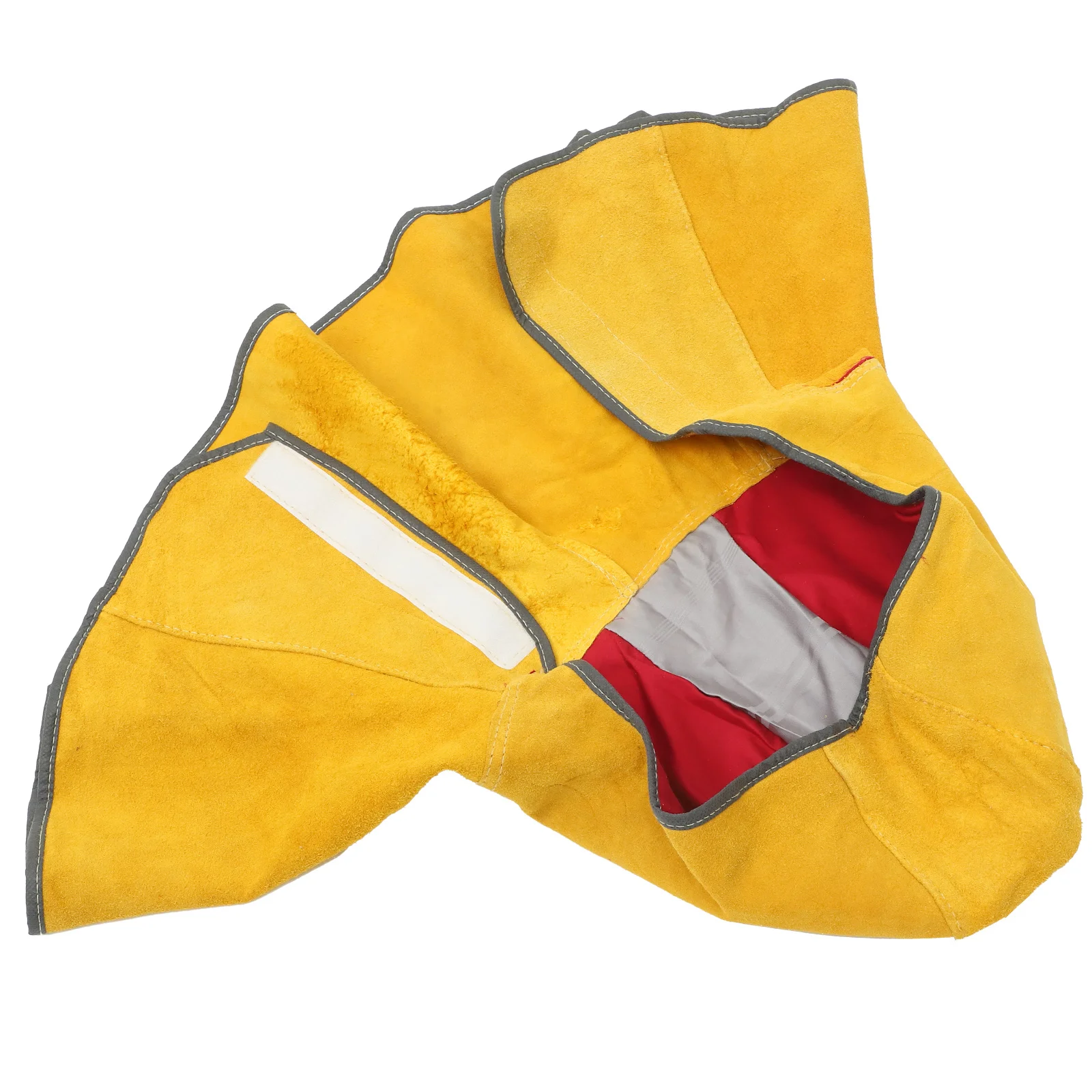 لحام واقي من جلد البقر معزول للحرارة لغطاء رأس الرقبة، قبعة لحام آمنة، لحام بحجم حر #2