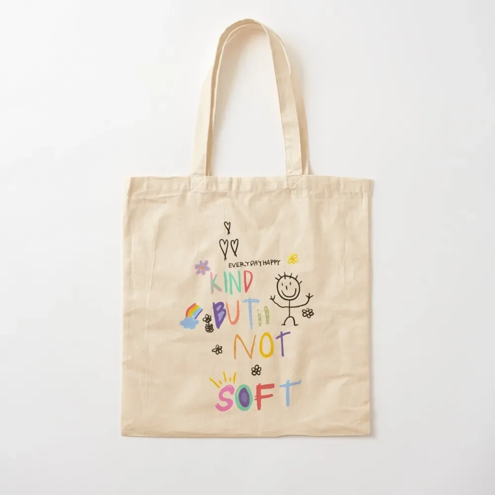 

Kind but not soft (front) Tote Bag Canvas shoulder bag Cloth bags Tote Bag