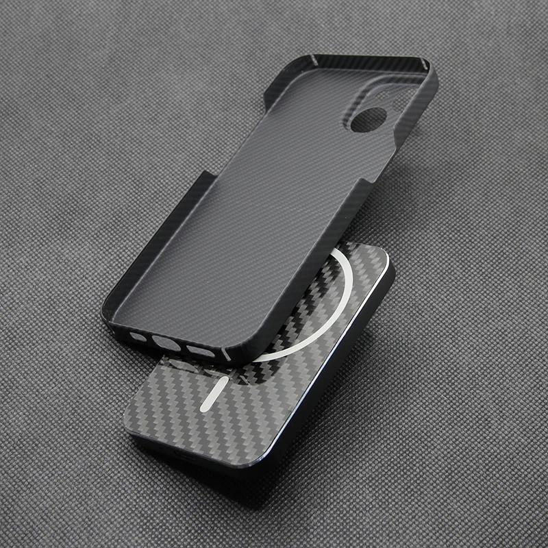 iStore phone case for Apple iPhone14 iPhone14Plus Embedded iron sheet magnetic car 600D fine grain aramid fiber shell