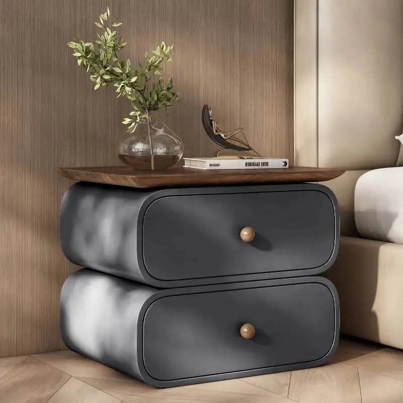 نمط الحديثة منضدة الديكور الجمالية تصميم بسيط طاولة ليلية درج تخزين Mesas De Noches Dormitorio أثاث المنزل #6