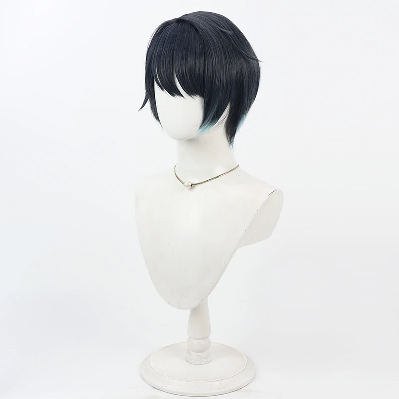 Twisted Wonderland Deuce Cos Cosplay Wig Halloween Carnival Party Prop Synthetic Hair Heat Resistant Fiber + Wig Cap