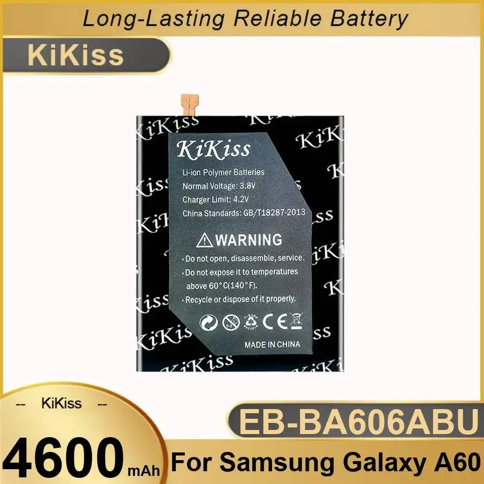 

Легкий аккумулятор мобильного телефона емкостью 4600 мАч для Samsung Galaxy A60 SM-A606F DS SM-A6060 EB-BA606ABU