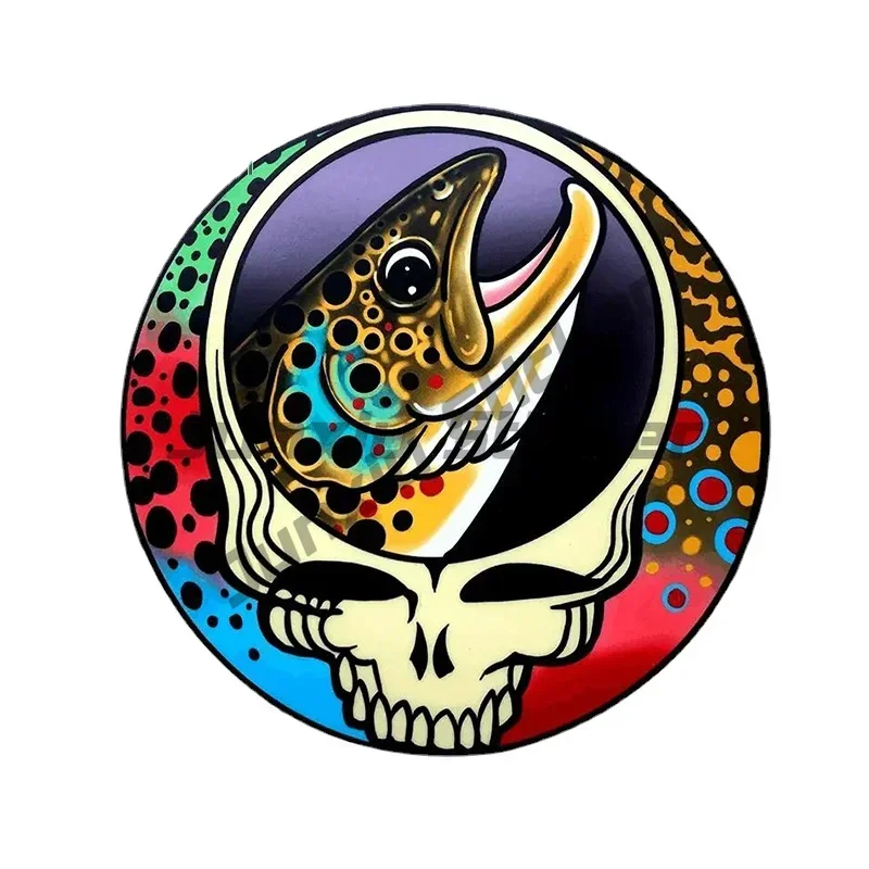 

For Brown Trout Car Stickers Sunscreen Vinyl Decals Anime Graphics Scratch-Proof Creative Car Goods