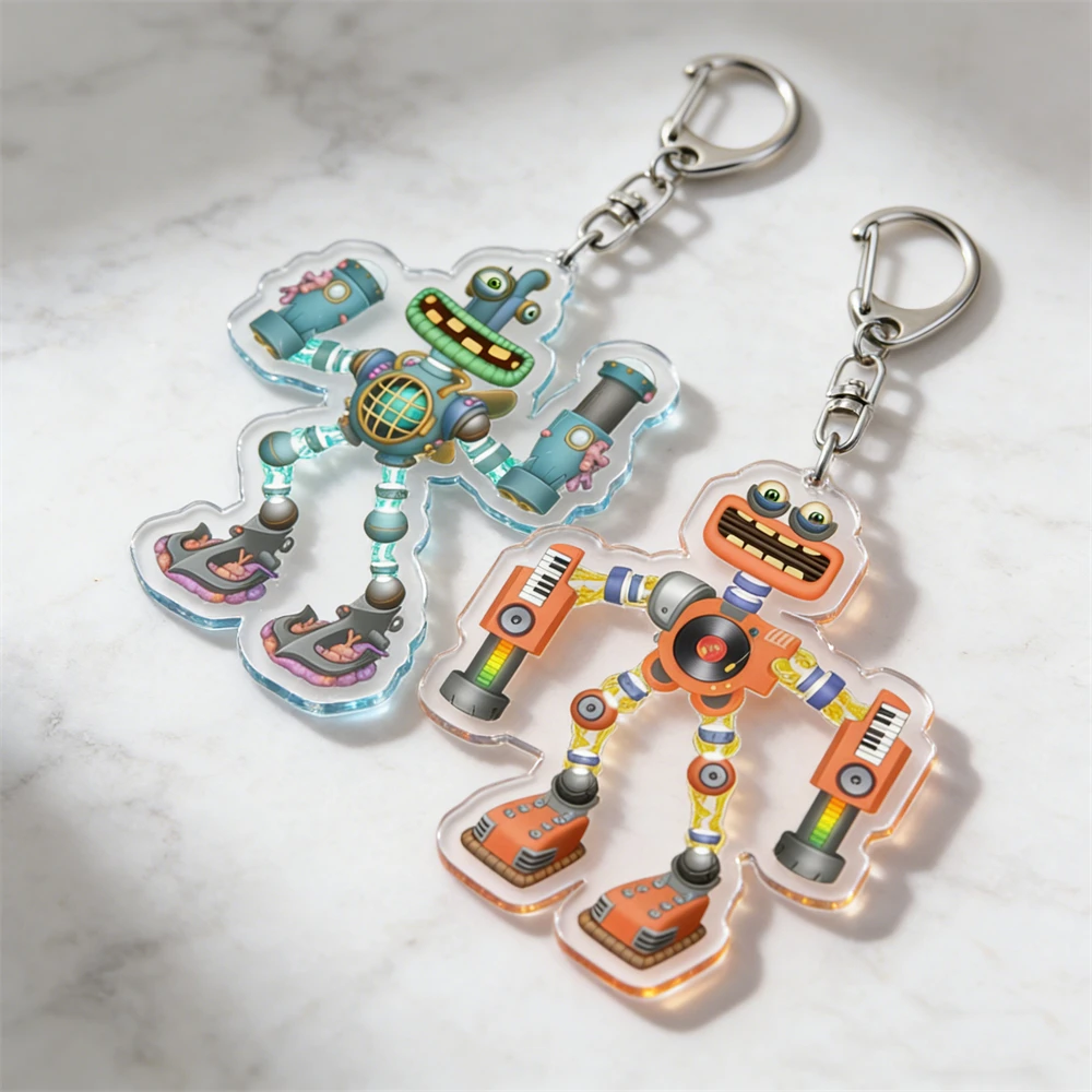 Trending Game Characters Keychains for Accessories Bag Funny Monsters Gaming Keyring Jewelry Fun Gamer Fans Lovers Friends Gifts