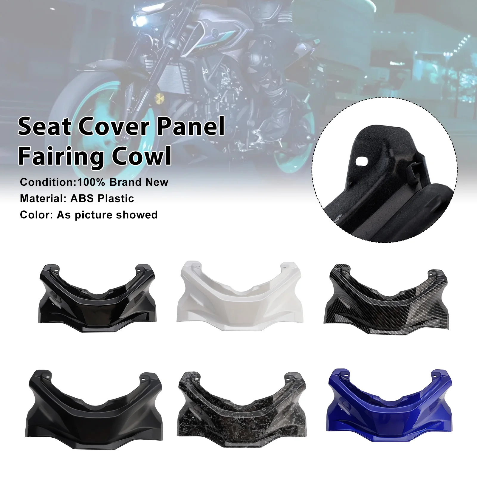 

Topteng ABS Plastic Seat Cover Panel Fairing Cowl For Yamaha YZF-R3 YZF-R25 MT-03 2025-2026