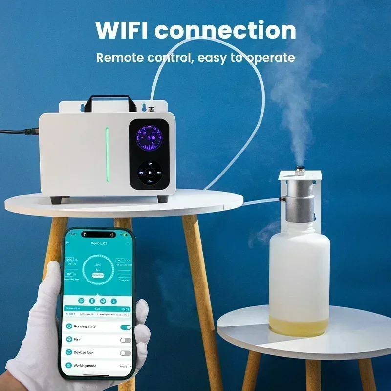 VAT Exemption US Local Aroma Diffuser Home Perfume Scent Machine Fragrance Air Freshener Essential Oil Waterless Flavoring