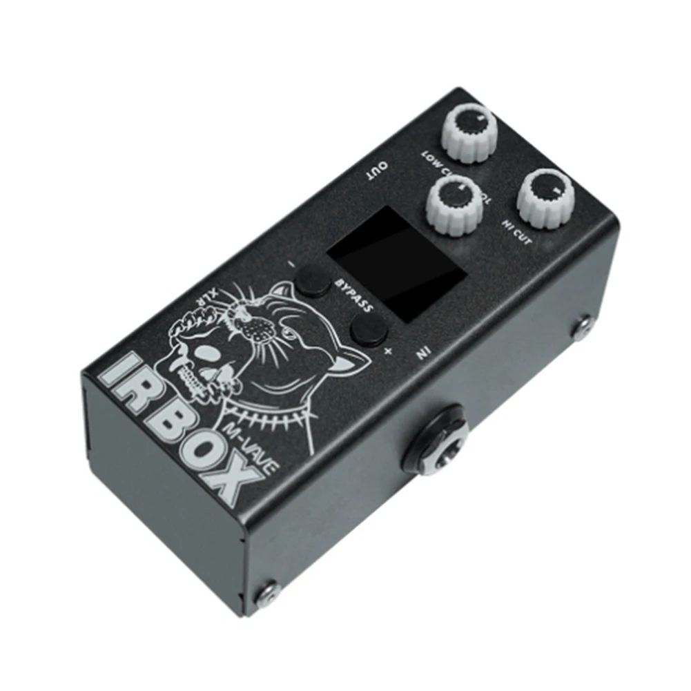 AZZ-IR Box Guitar Effect Pedal with IR Cab Impulse Response Cabinets Speaker Simulator XLR Output Port DC 9V Guitar Pedal