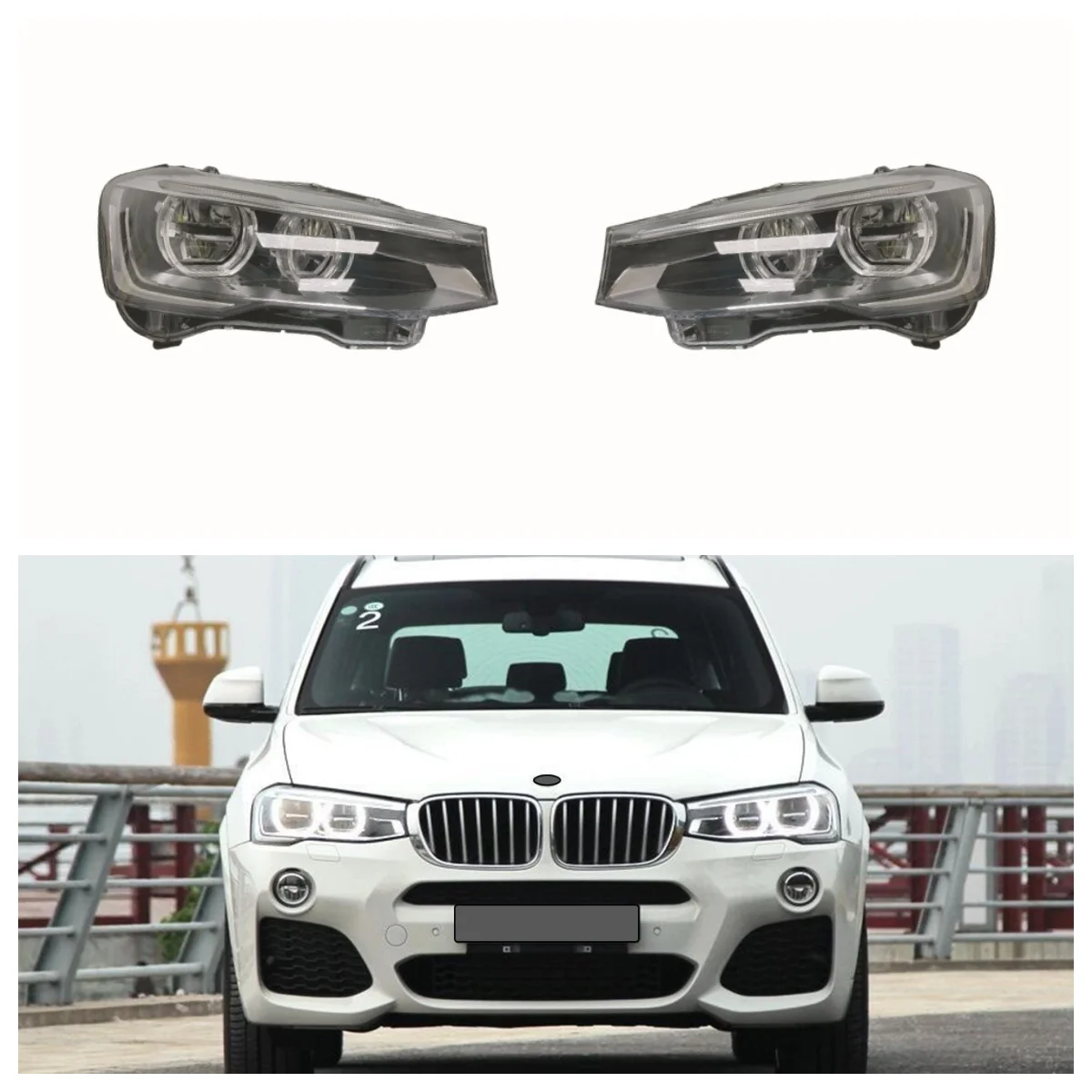 

For Modified F25 Headlight for X3 F25 2011-2013 Head Light Led Lamp