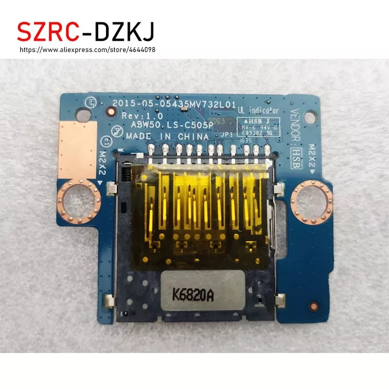 SZRCDZKJ Original For HP 15-1000 15-AC 15-AE 15-AH Card Reader Board test good Free shipping LS-C505P